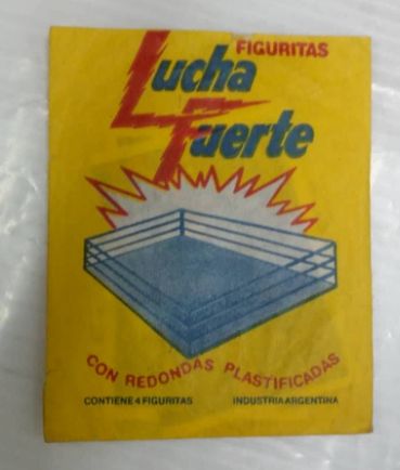 Lucha Fuerte Stickers Album From Argentina 1988 Stickers Album PW Catalog