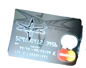 WCW new logo Mastercard credit card 1998 PW Catalog