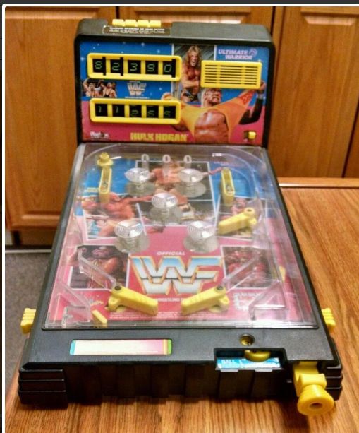 WWF Electronic Power Pinball Machine 1991