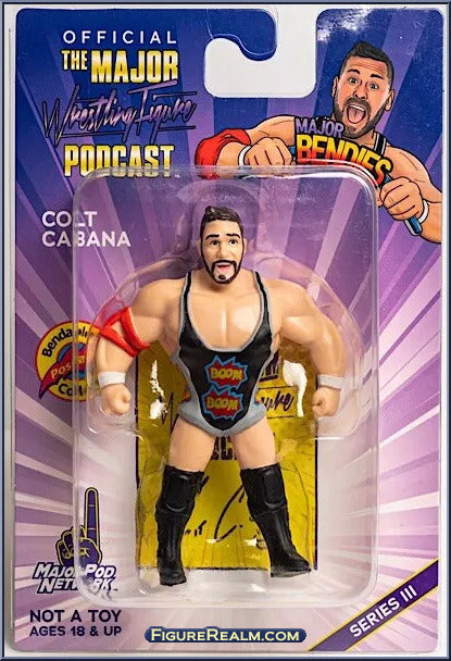 Major Wrestling Figure Podcast Major Bendies Series 3 Colt Cabana Action & Toy Figures PWcatalog