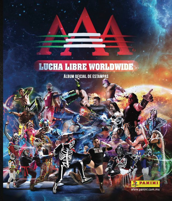 AAA Lucha Libre World Wide Stickers Album 2016 From Mexico Stickers Album PW Catalog