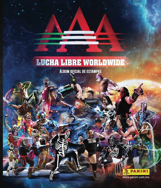AAA Lucha Libre World Wide Stickers Album 2016 From Mexico Stickers Album PW Catalog