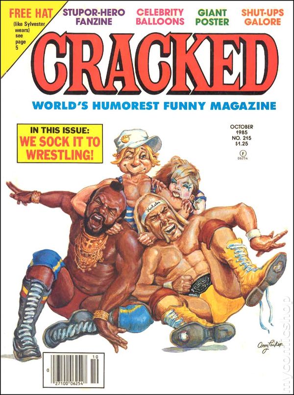 Cracked Magazine October 1985 Volume 215 Magazine PWcatalog