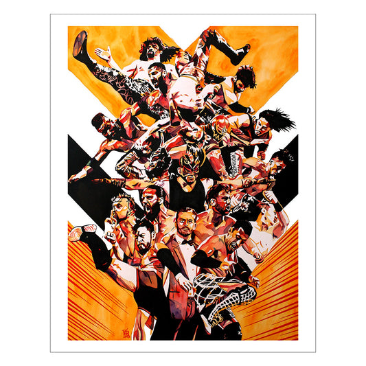 205 Live Roster 11 x 14 Rob Schamberger Art Print Wall art PW Catalog