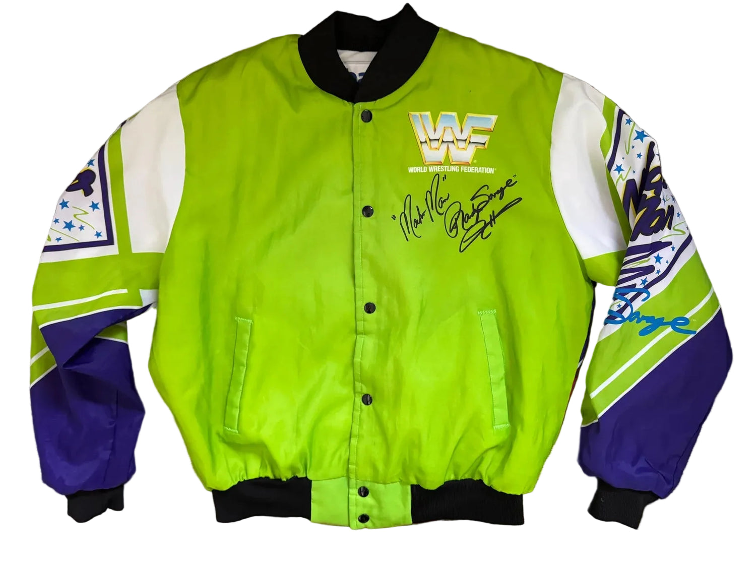 1993 WWF “Macho Man” Randy Savage Chalkline Jacket Pwcatalog
