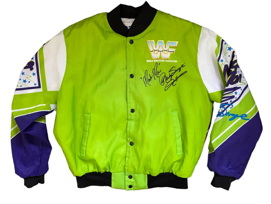 1993 WWF “Macho Man” Randy Savage Chalkline Jacket Pwcatalog