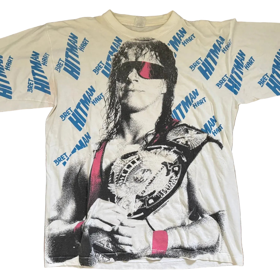 1994 WWF Bret “The Hitman” Hart T-Shirt Pwcatalog