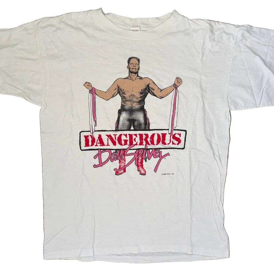 1990 UWF “Dangerous” Dan Spivey T-Shirt Pwcatalog