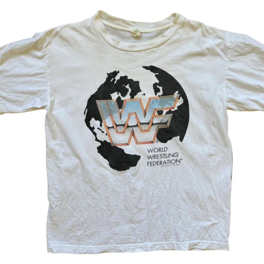 1995 WWF Globe Logo T-shirt Pwcatalog