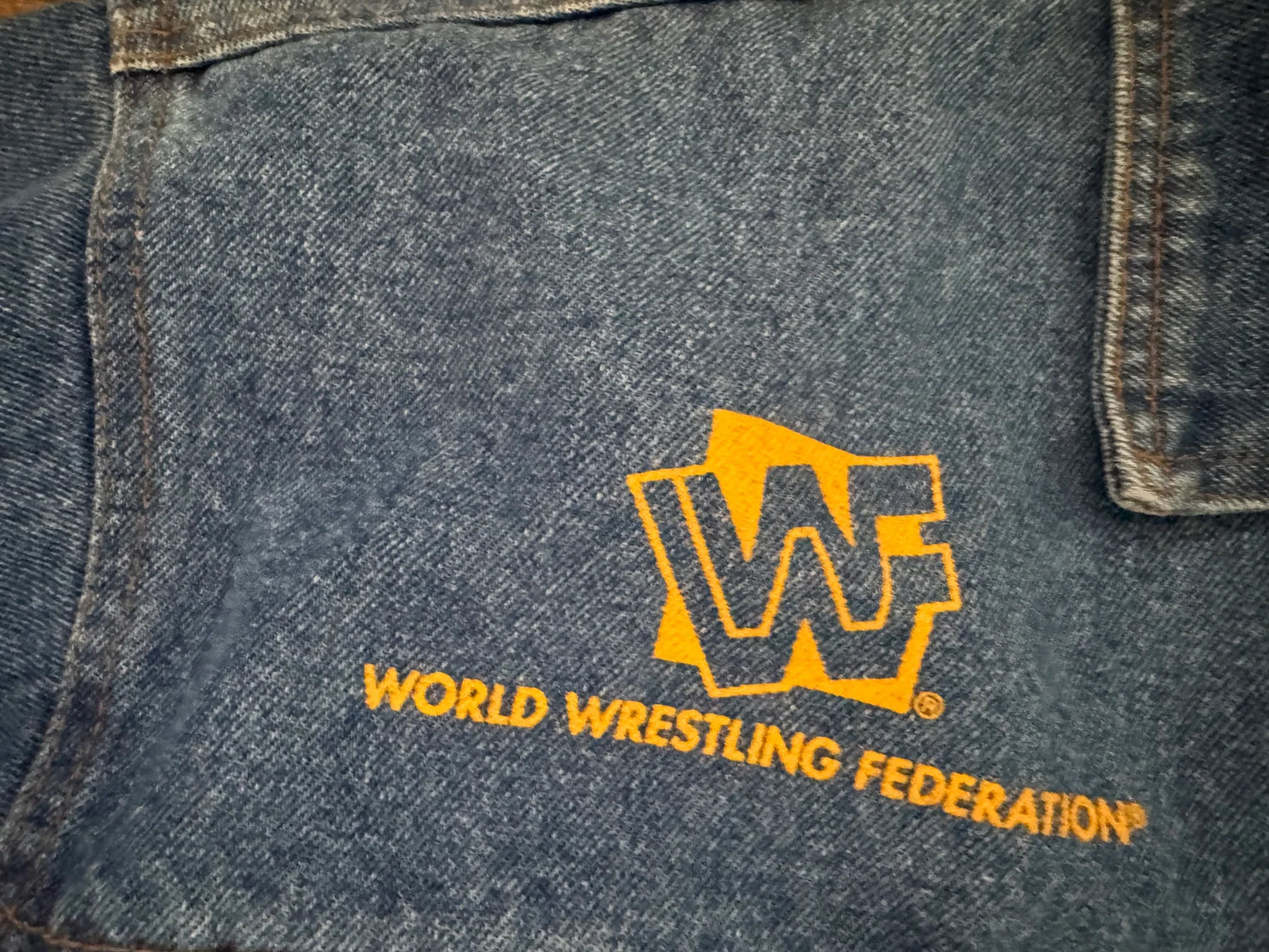 1996 WWF “The Heartbreak Kid” Shawn Michaels “Kickin’ It With the Kilq” Denim Jacket Pwcatalog