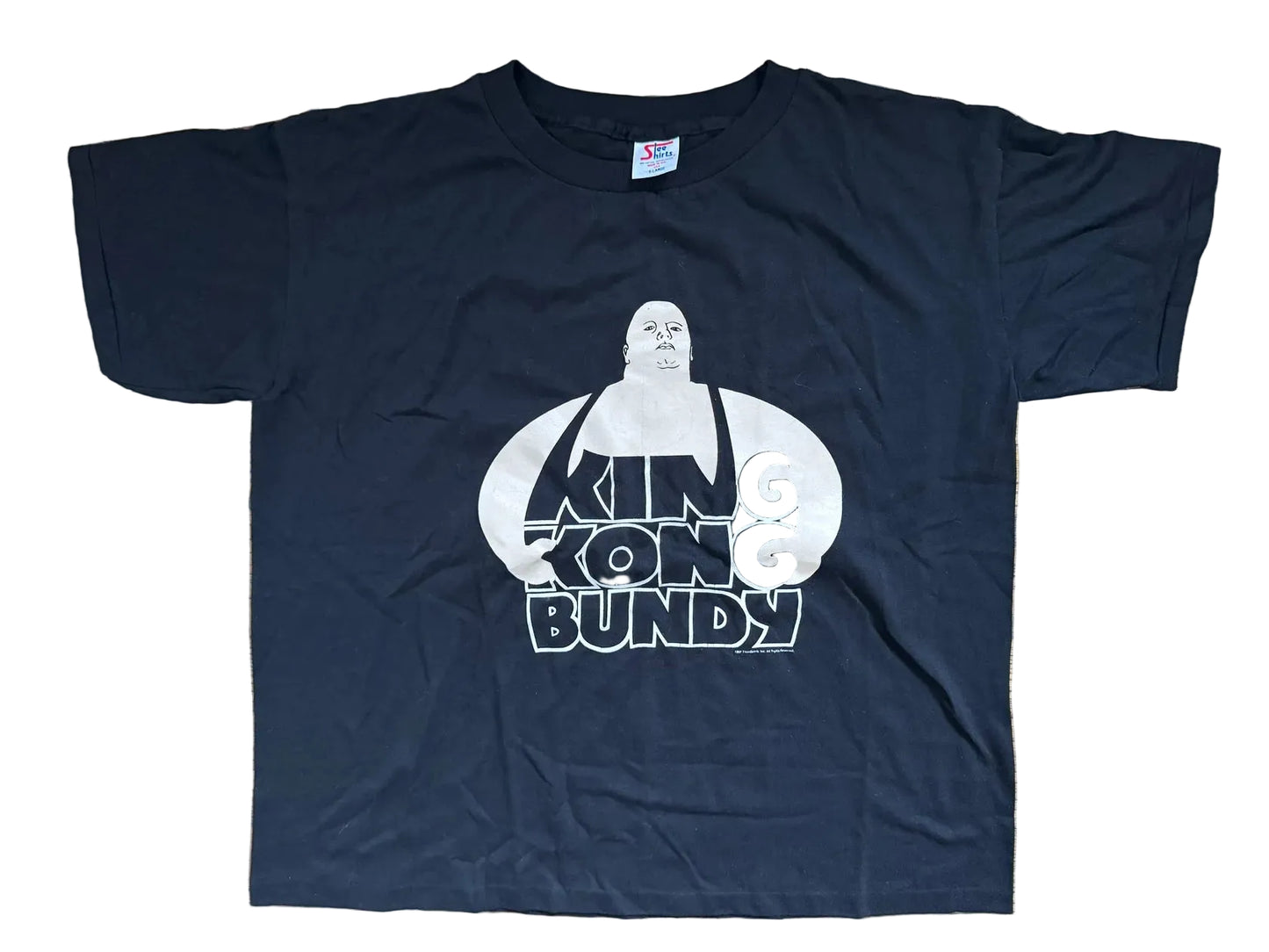 1987 WWF King Kong Bundy T-Shirt Pwcatalog