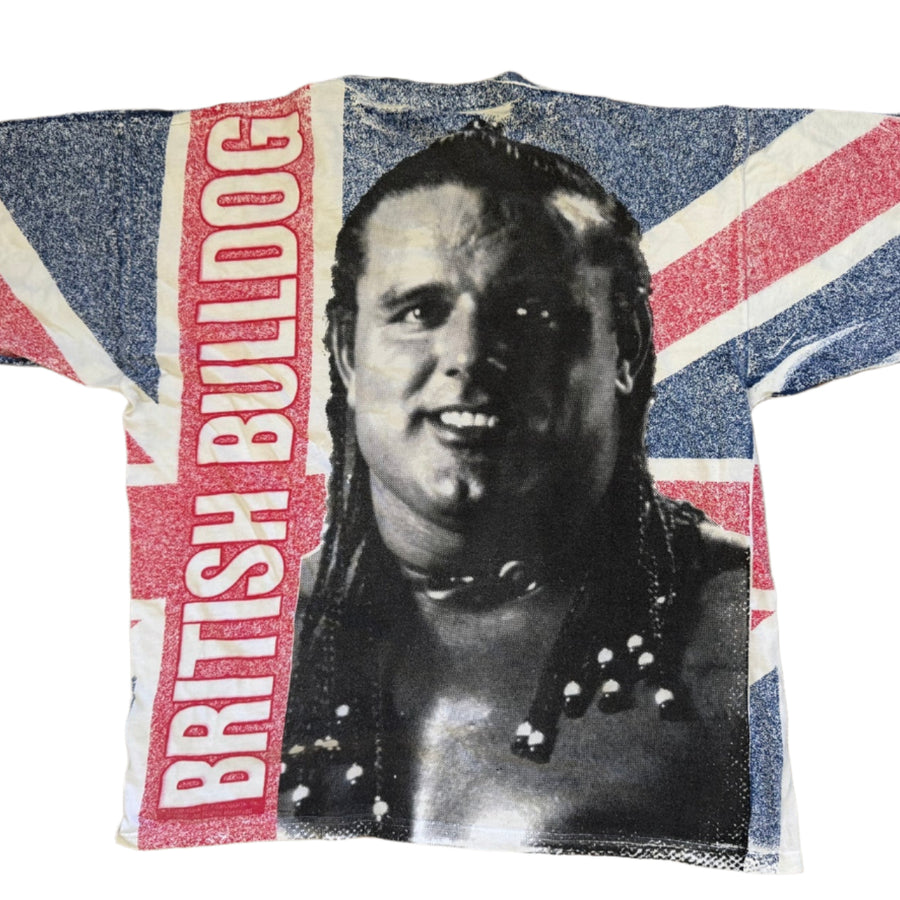 1992 WWF “The British Bulldog” Davey Boy Smith T-Shirt Pwcatalog