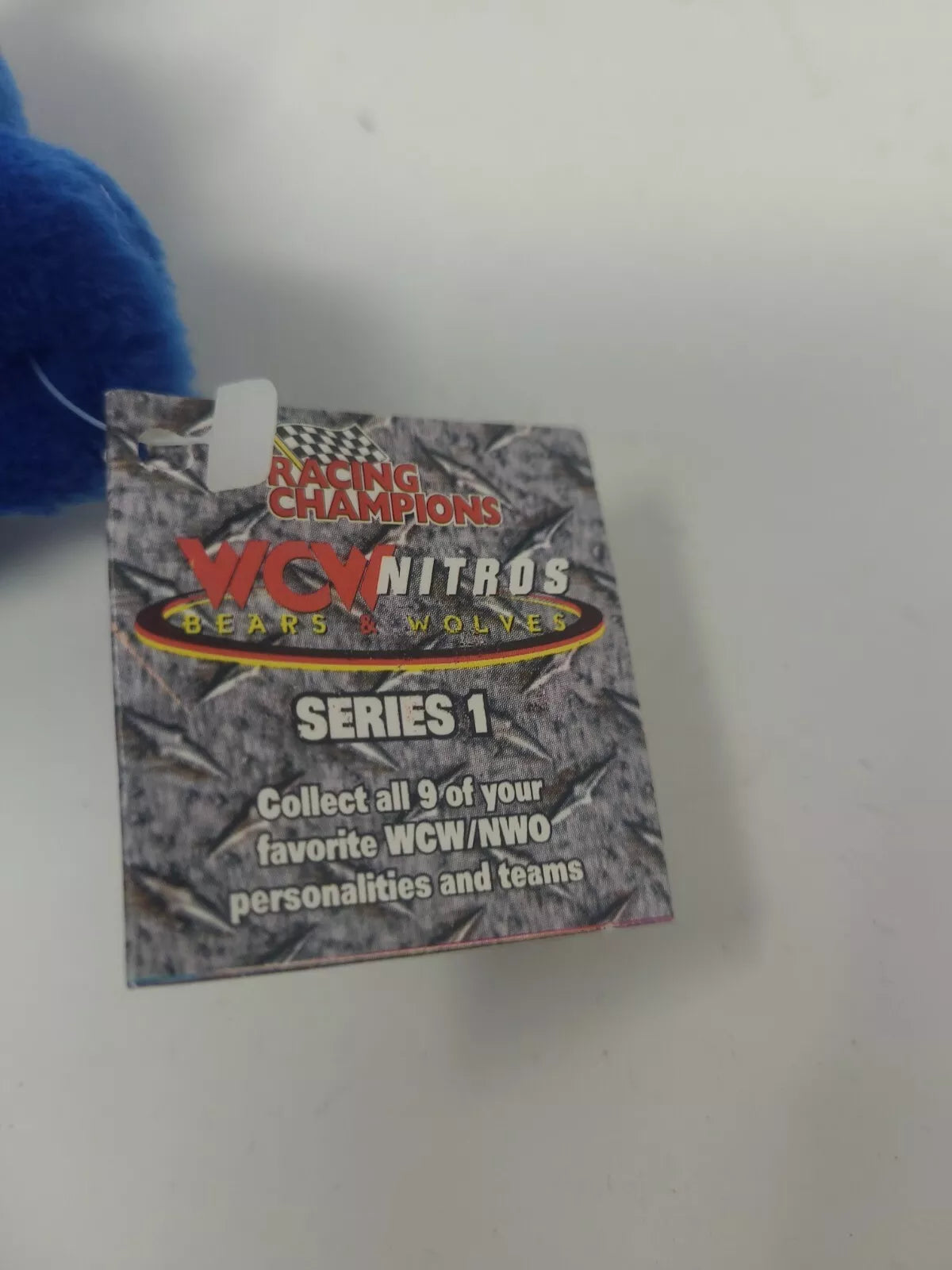 WCW DDP Nitros Bears & Wolves 9" Beanie Bear 1999 by Racing Champions Pwcatalog