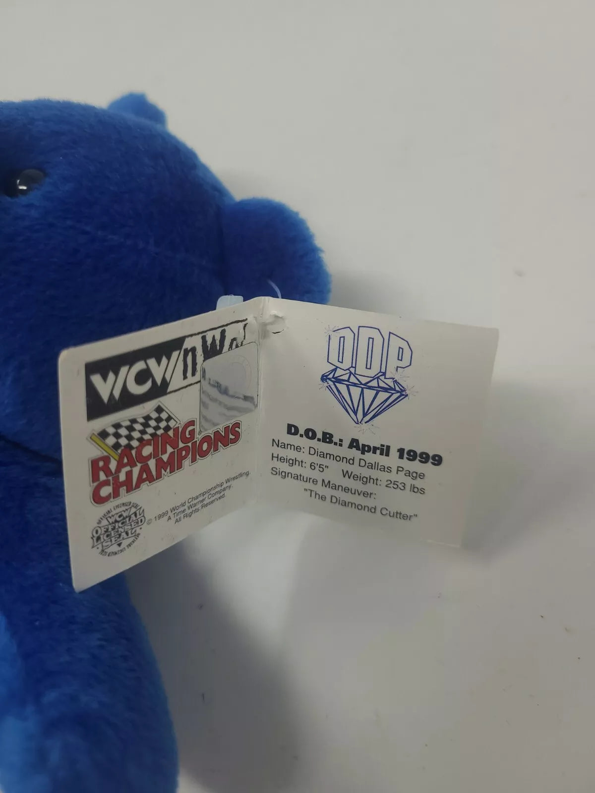 WCW DDP Nitros Bears & Wolves 9" Beanie Bear 1999 by Racing Champions Pwcatalog