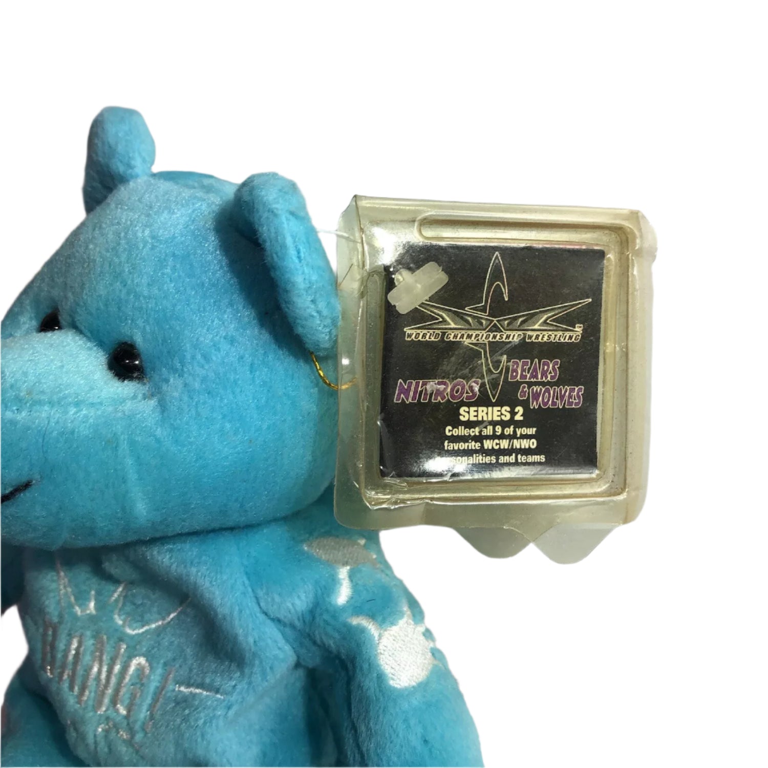 WCW DDP Nitros Bears & Wolves 9" Beanie Bear 1999 by Racing Champions Pwcatalog