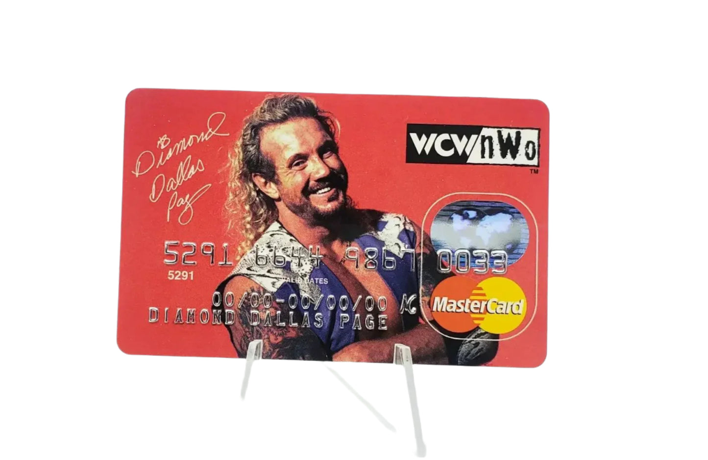 DDP WCW Mastercard credit card 1998 PW Catalog