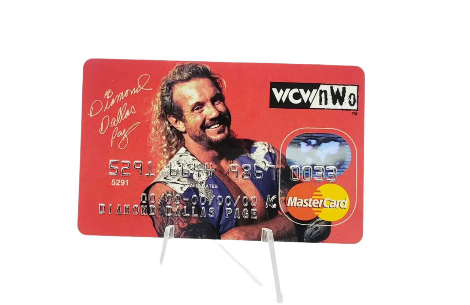DDP WCW Mastercard credit card 1998 PW Catalog