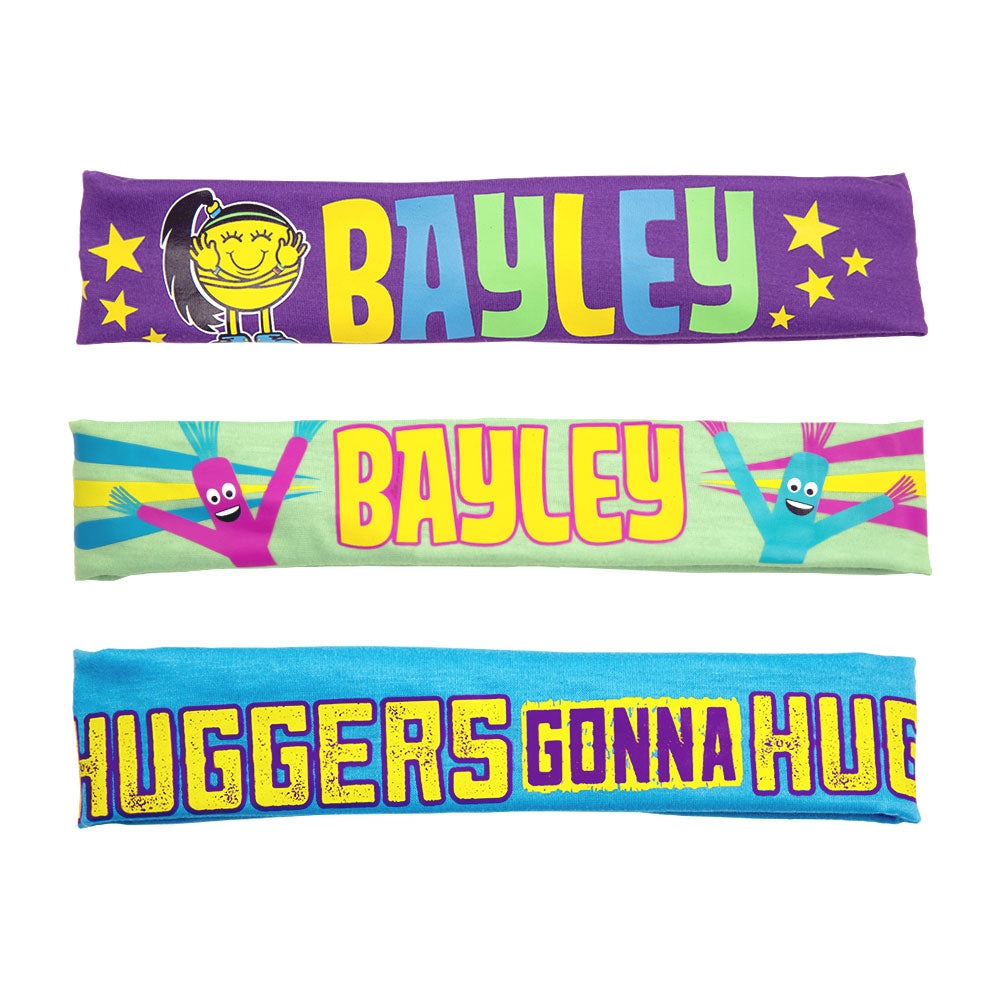 Bayley "Huggers Gonna Hug" 3-Piece Headband Set
