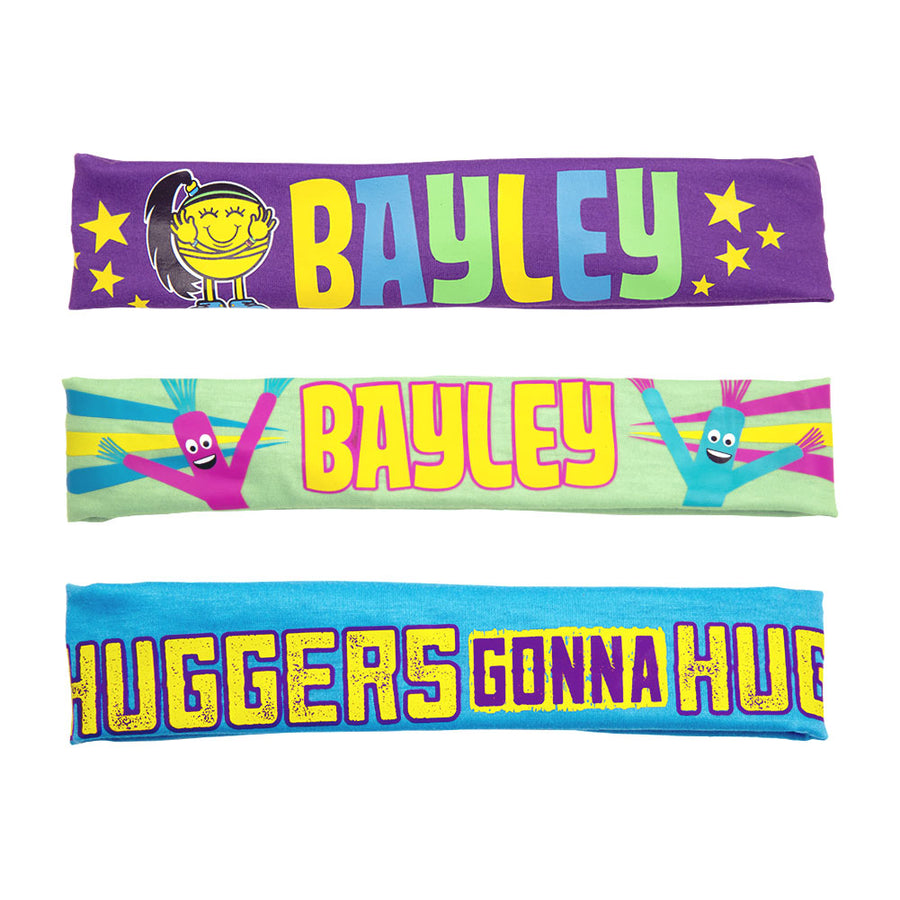 Bayley "Huggers Gonna Hug" 3-Piece Headband Set