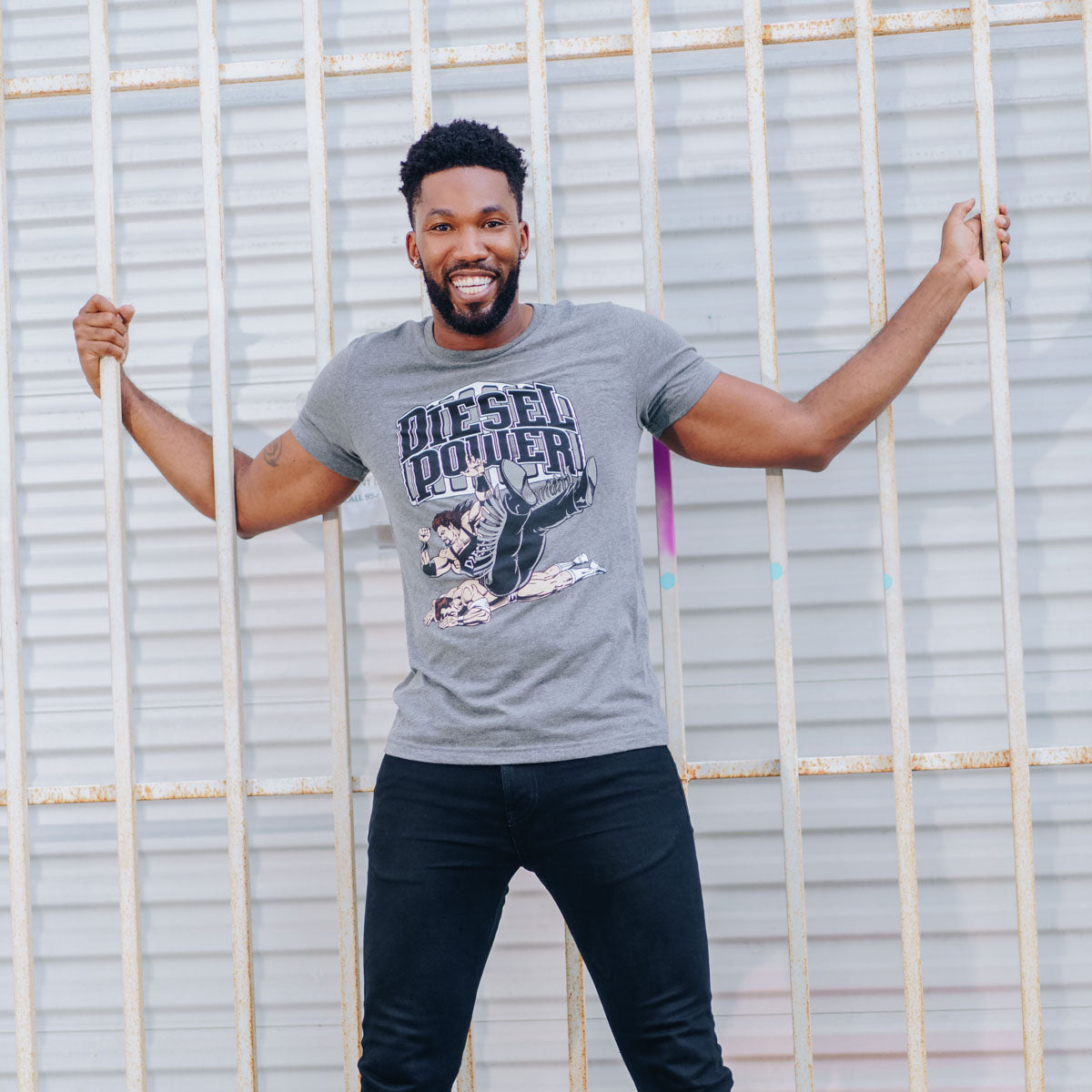 Diesel Legends Illustrated T-Shirt Model