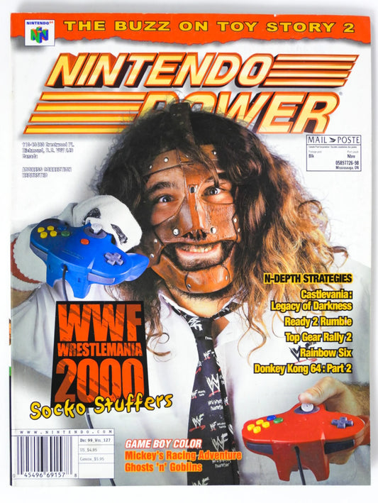 Nintendo Power Magazine Vol. 127 WrestleMania 2000 Mankind