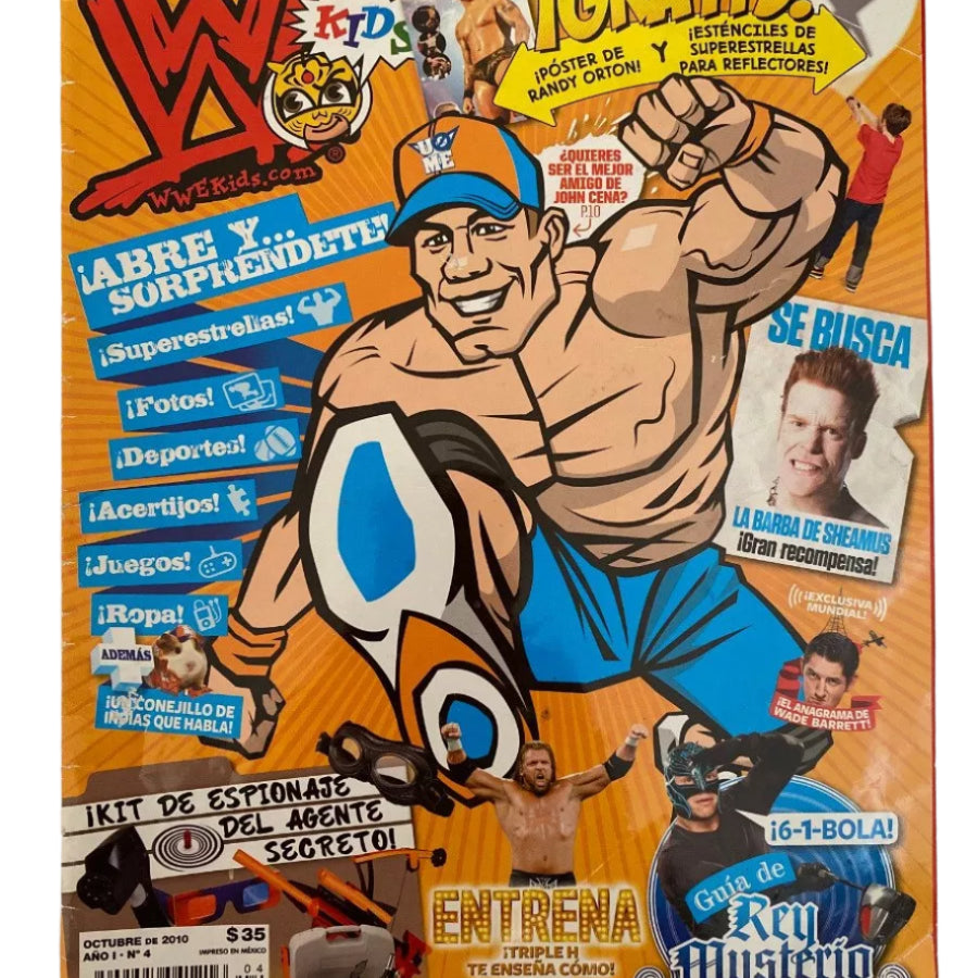 WWE Kids Spanish No 4 2010 October Magazine PWcatalog