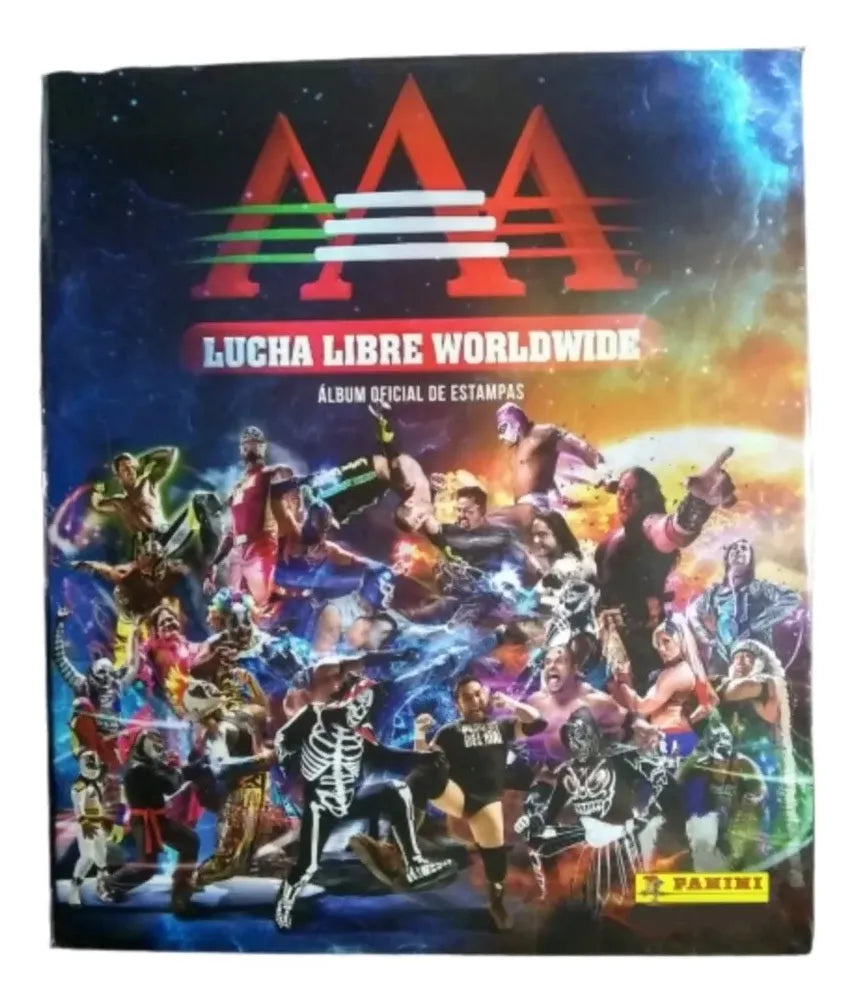 AAA Lucha Libre World Wide Stickers Album 2016 From Mexico Stickers Album PW Catalog