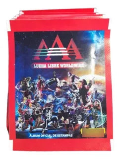 AAA Lucha Libre World Wide Stickers Album 2016 From Mexico Stickers Album PW Catalog