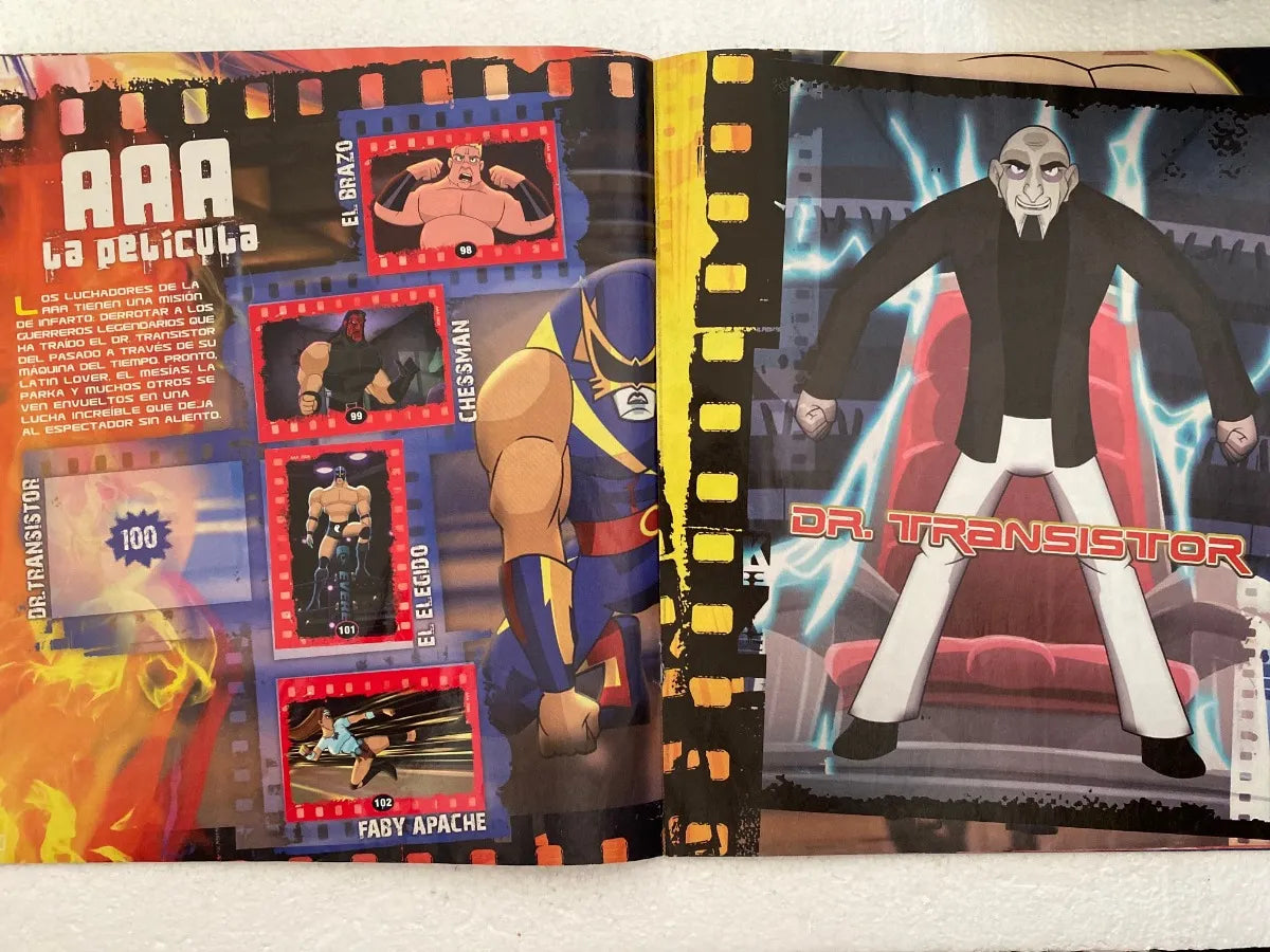 AAA Sin Limite Lucha Libre Stickers Album 2009 From Mexico Stickers Album PW Catalog