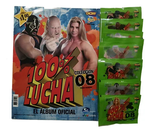 100% Lucha Stickers Album From Argentina 2008 Stickers Album PW Catalog