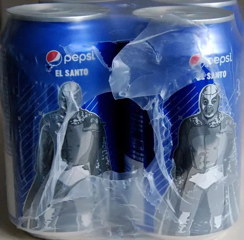 El Santo Pepsi can from Mexico 355ml 1998