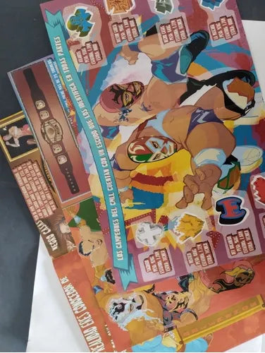 CMLL Lucha Libre El Album Stickers Album 2007 From Mexico Stickers Album PW Catalog