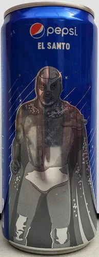 El Santo Pepsi can from Mexico 295ml 1998 PW Catalog