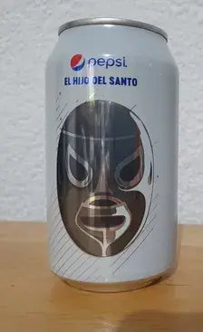 El Hijo del Santo Pepsi can from Mexico 355ml 1998 PW Catalog