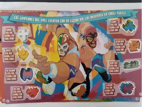 CMLL Lucha Libre El Album Stickers Album 2007 From Mexico Stickers Album PW Catalog