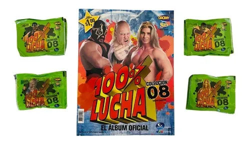 100% Lucha Stickers Album From Argentina 2008 Stickers Album PW Catalog