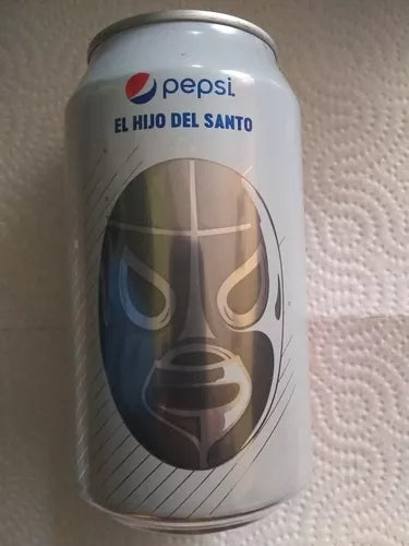 El Hijo del Santo Pepsi can from Mexico 355ml 1998