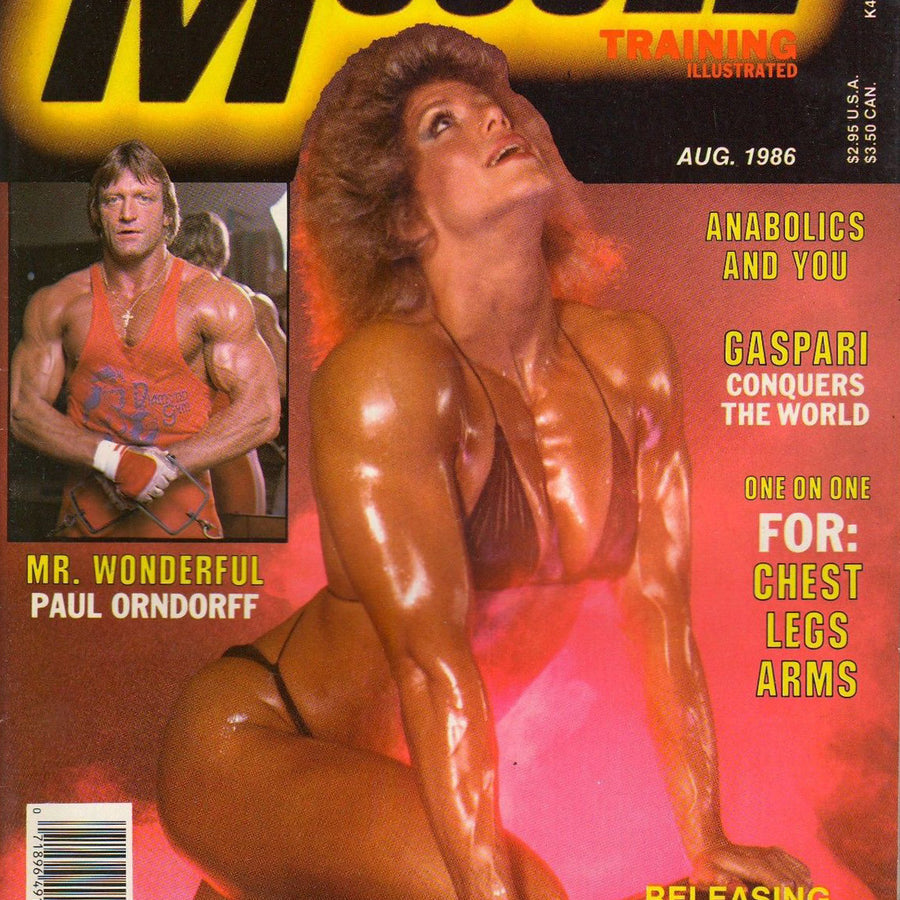 Dan Lurie's Muscle Training Illustrated 1986 August Paul Orndorff Magazine PWcatalog