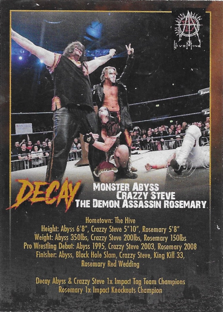 Decay trading card PW Catalog