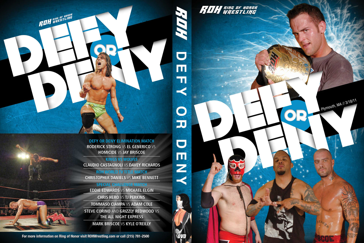 Defy or Deny- Plymouth, MA 03/18/11(DVD)