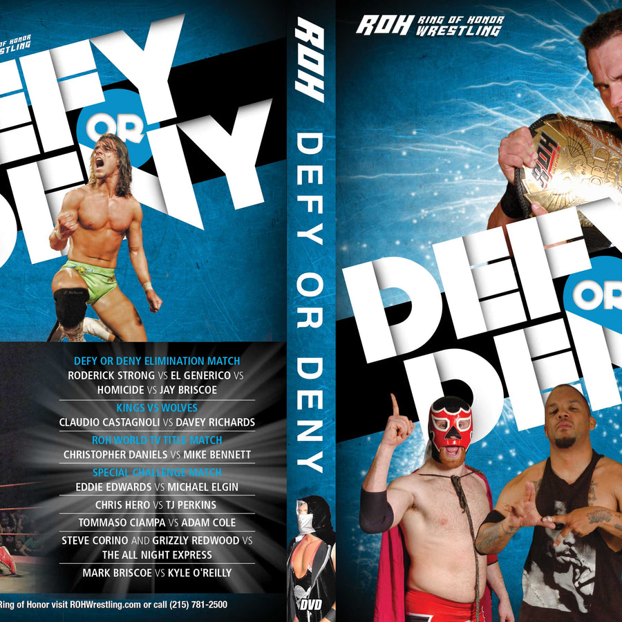 Defy or Deny- Plymouth, MA 03/18/11(DVD)