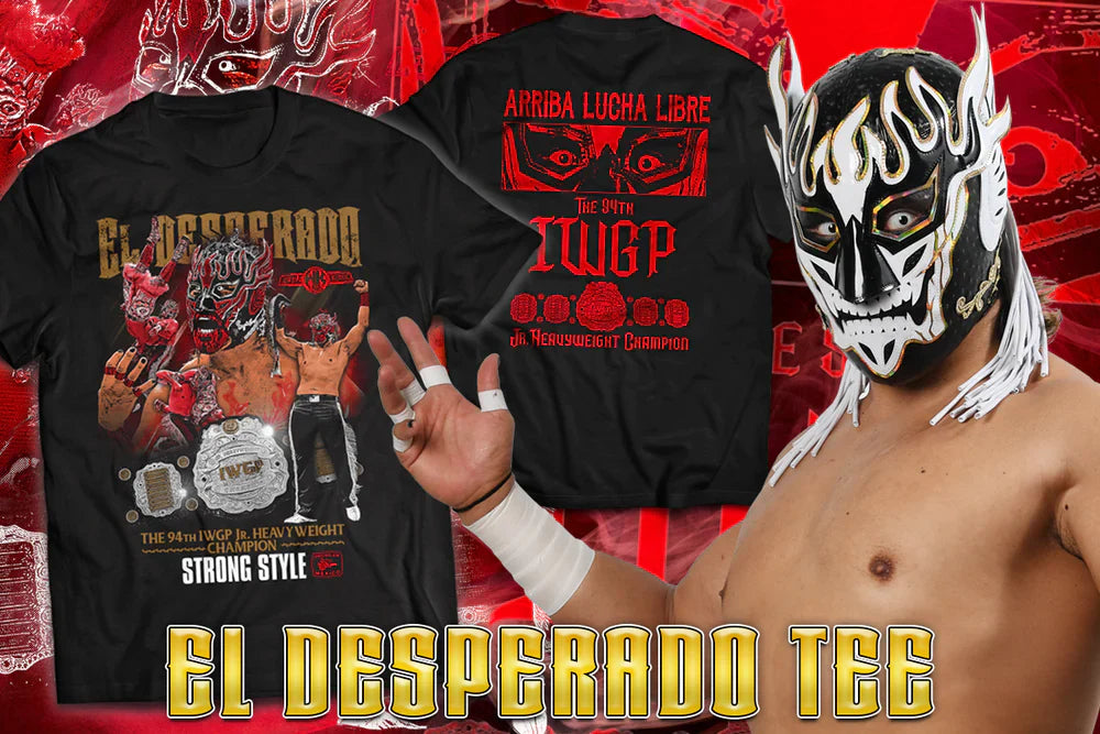 El Desperado - 94th IWGP Jr Champion T-Shirt T-Shirt PW Catalog