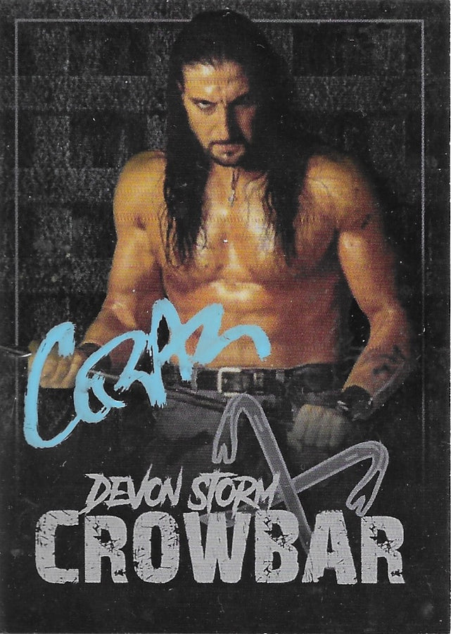 Devon Storm “Crowbar” trading card PW Catalog