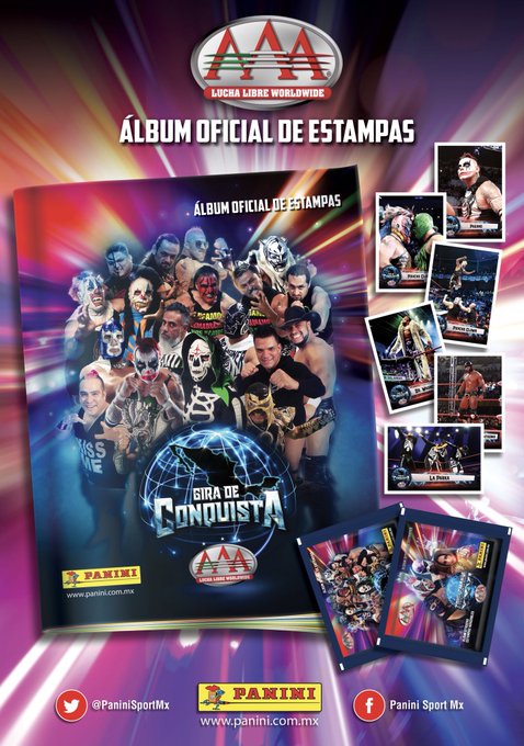 AAA Gira Conquista Stickers Album 2019 From Mexico Stickers Album PW Catalog