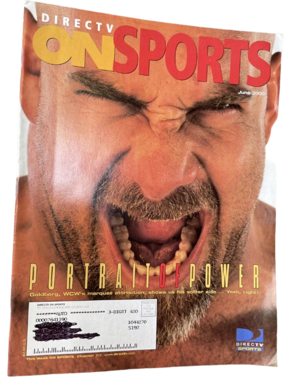 DirectV on sports magazine June 2000 Magazine PWcatalog