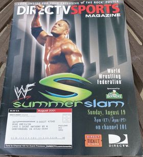Direct TV Sports The Rock Magazine PWcatalog