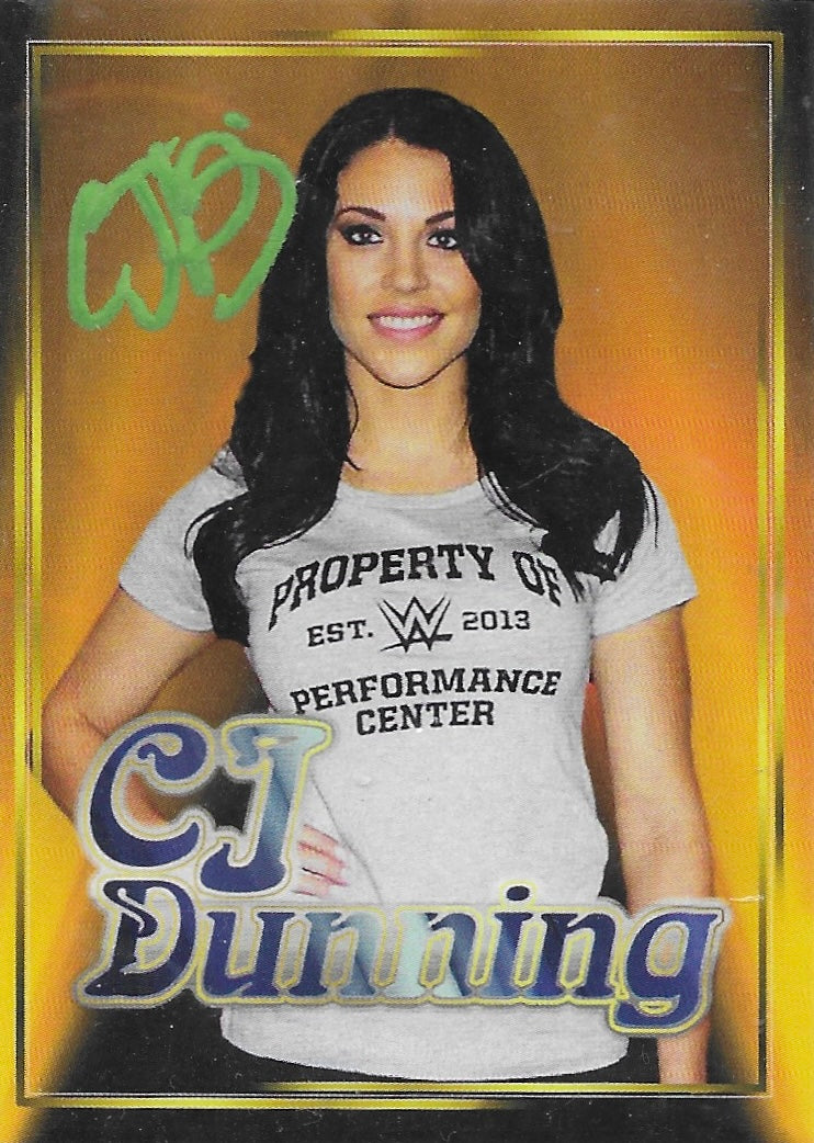 CJ Dunning trading card PW Catalog