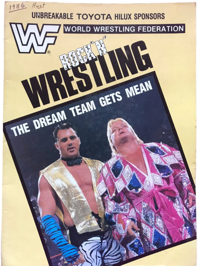 WWF Program from Australia 4 July 1986
