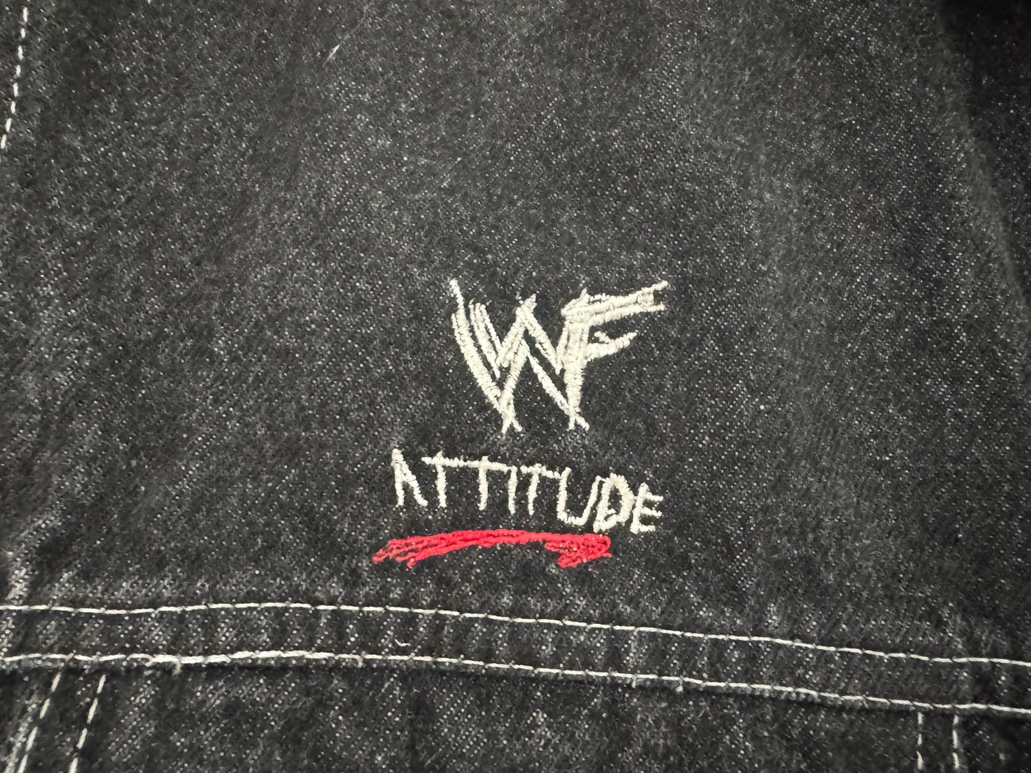 1999 WWF Stone Cold Steve Austin denim vest Pwcatalog