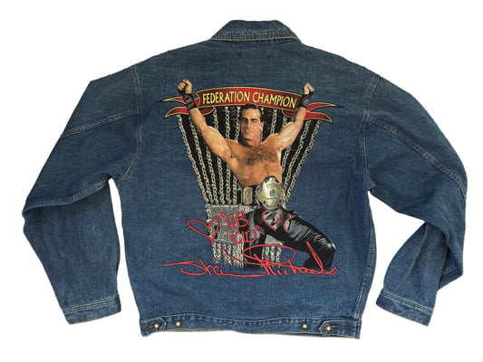 1996 WWF “The Heartbreak Kid” Shawn Michaels “Kickin’ It With the Kilq” Denim Jacket Pwcatalog